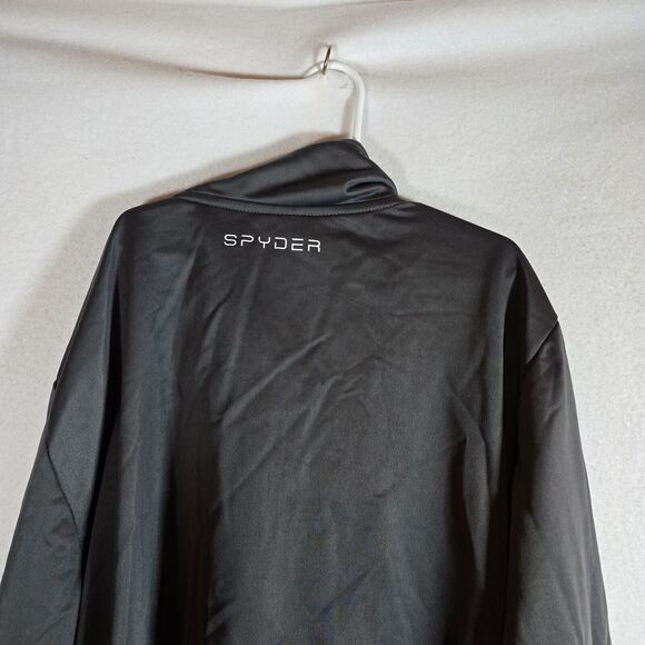New Mens Spyder Empire Fleece Pockets Jacket Gray/grey S Full Zip - Picture 10 of 12